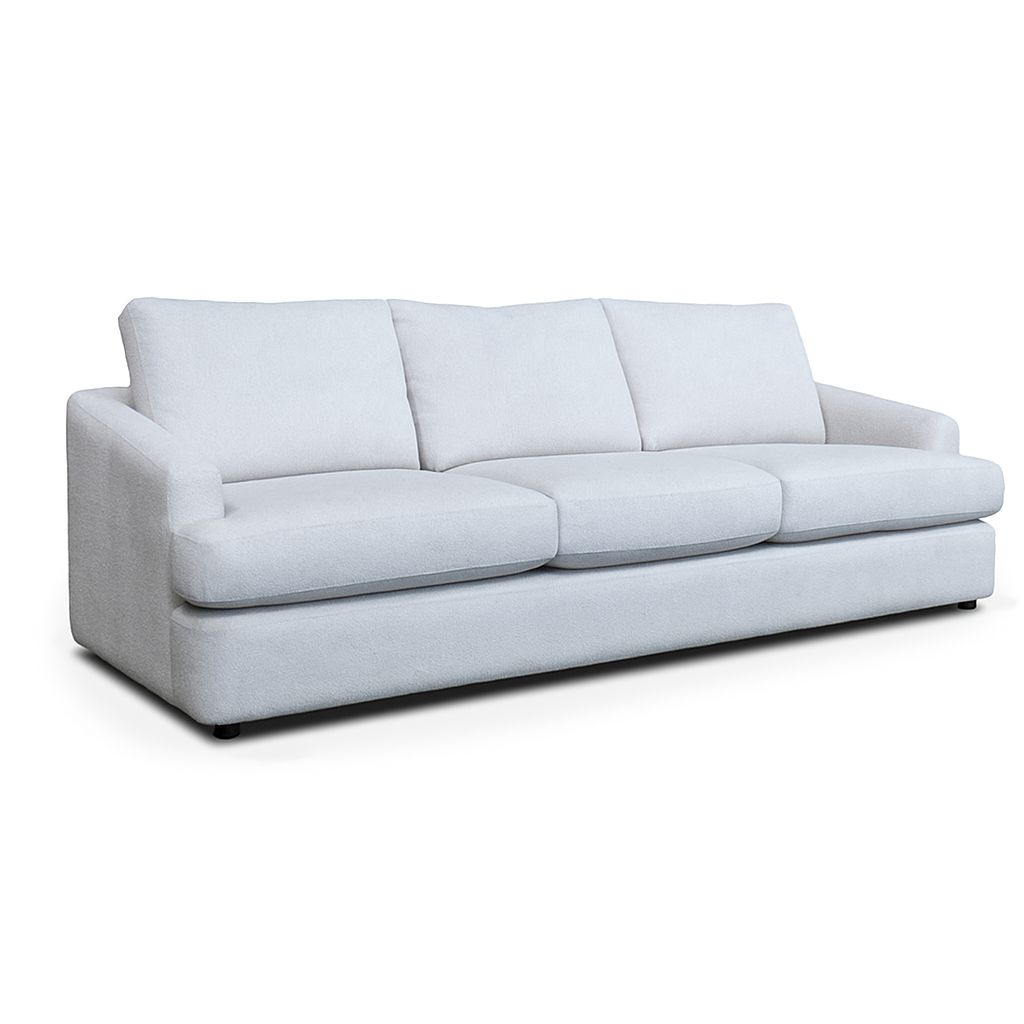 Esperance 3 Seater Fabric Sofa-Glacier