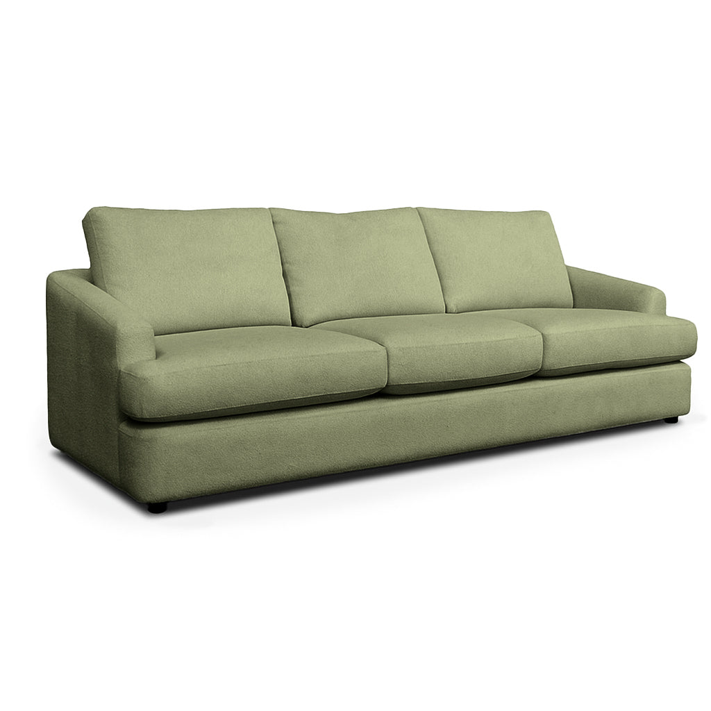 Esperance 3 Seater Fabric Sofa-Sage