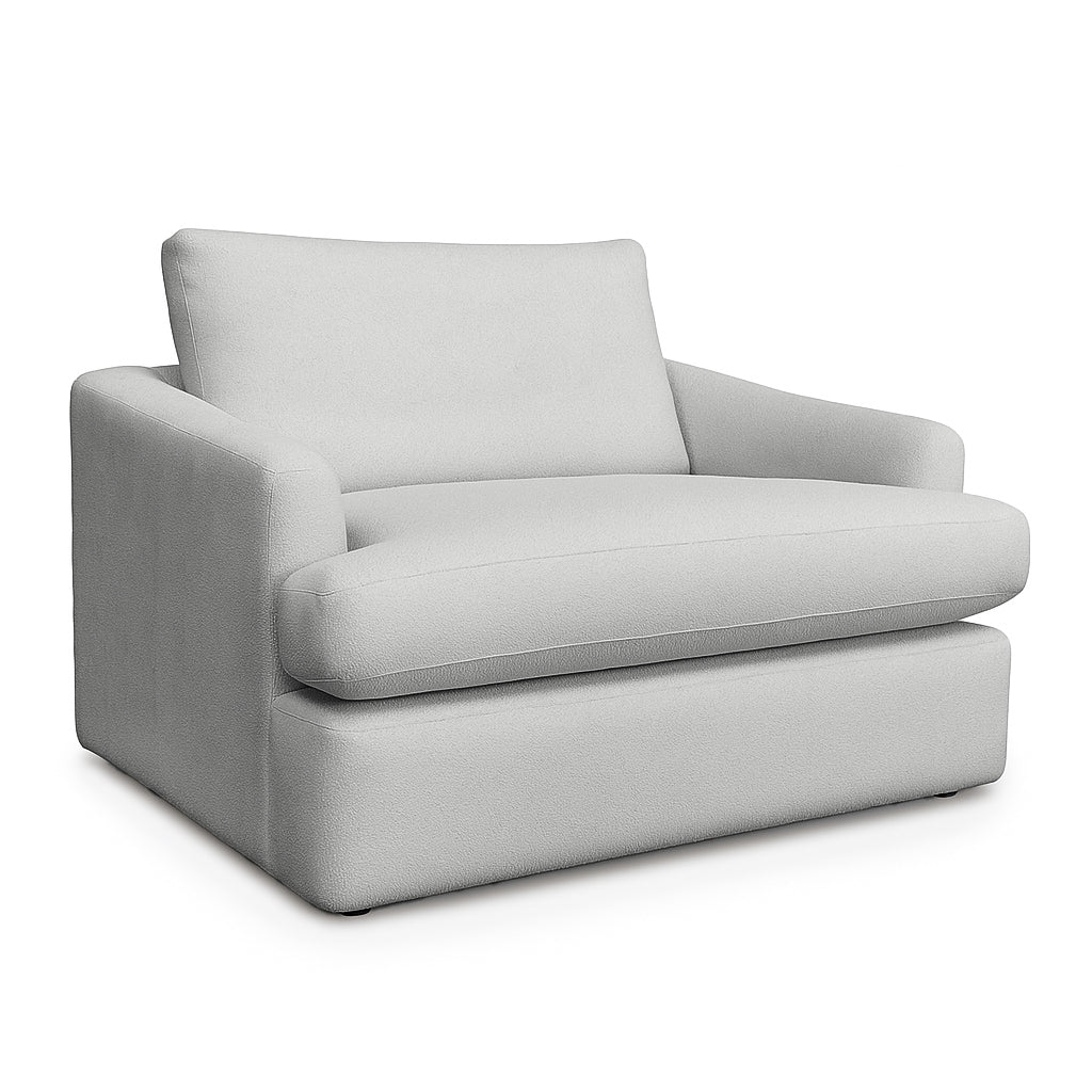 Esperance 1.5 Seater Fabric Sofa Standard- Marble