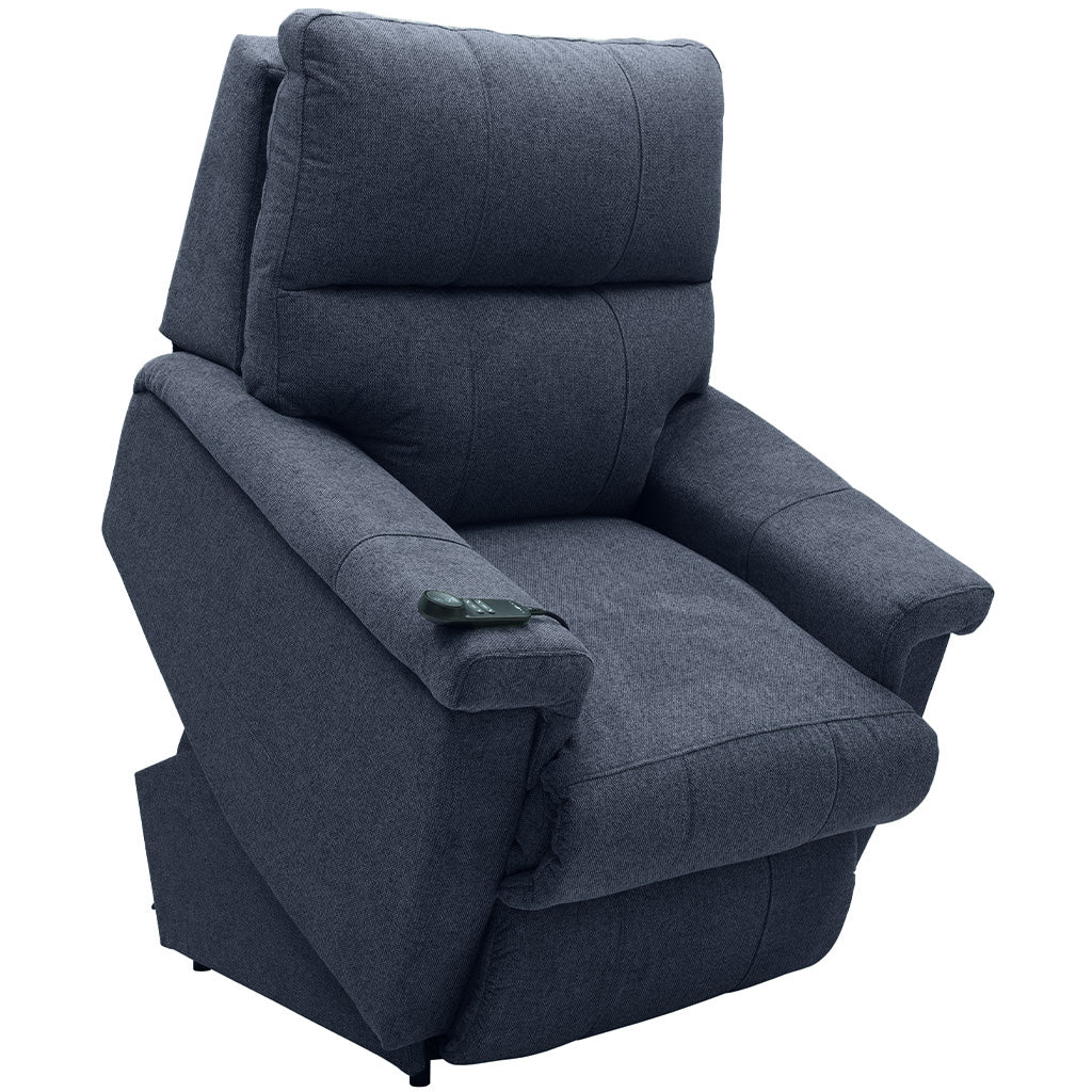 Lazboy Ethan Fabric Platinum Power Lift Chair-Twilight