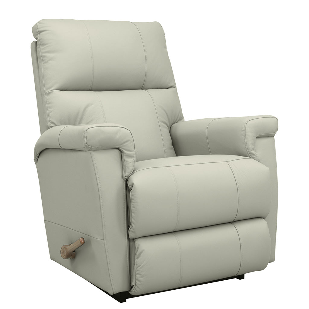 Lazboy Ethan Leather Rocker Recliner XL-Stone