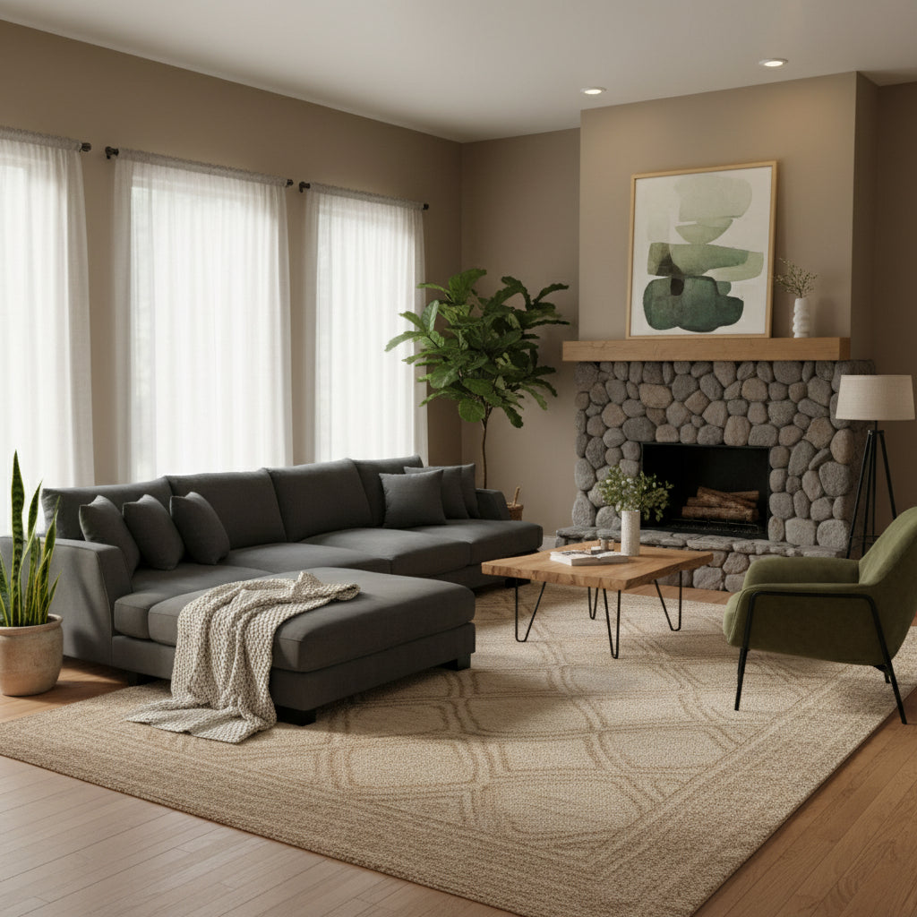 Evie 4 Seater plus Ottoman-Dark Shadow