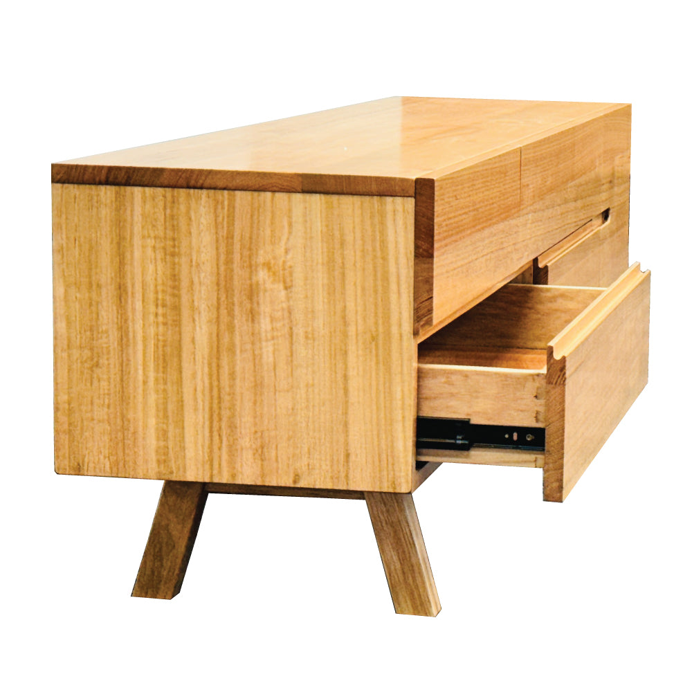 Evolve Entertainment Unit-Clear Lacquer