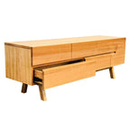 Evolve Entertainment Unit-Clear Lacquer