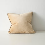 Francesca Cushion 50cm x 50cm-Mustard