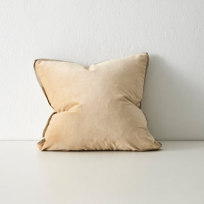 Francesca Cushion 50cm x 50cm-Mustard