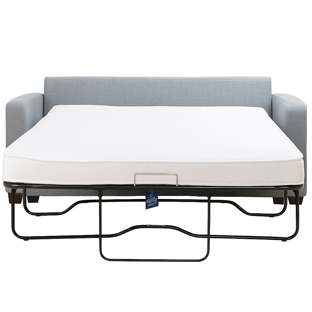 Frankie 3 Seater Reversible Chaise with Queen Sofabed–Grey