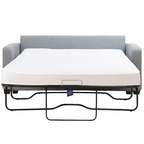 Frankie 3 Seater Reversible Chaise with Queen Sofabed–Grey