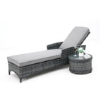 Fremont Outdoor Sunlounge with Side Table