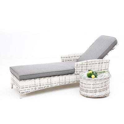 Fremont Outdoor Sunlounge with Side Table hover image