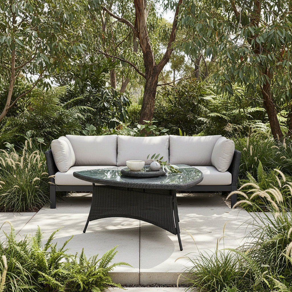 Fremont Triangle Table Castle Grey