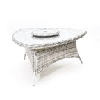 Fremont Triangle Table Zen White