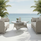 Fremont Triangle Table Zen White