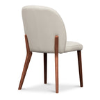 Chole Leather Dining Chair-Frost
