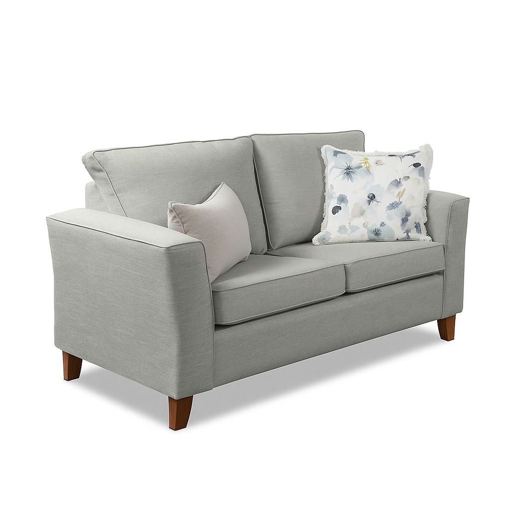 Kitty 2 Seater Fabric Sofa-Zinc