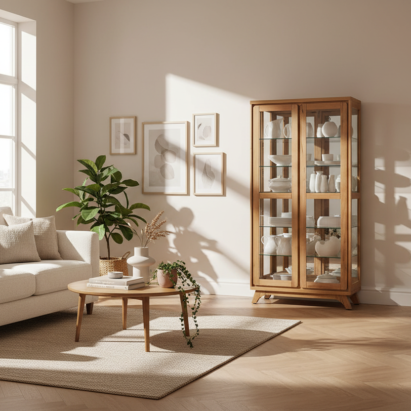 Griffith Display Cabinet Messmate-Clear Lacquer