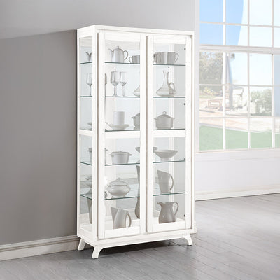 Griffith Display Cabinet Ash-Matt White