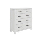 Florida 2 over 3 drawer Tallboy-White Wash