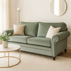 Hamilton Petite 2.5 Seater Fabric Sofa-Celadon