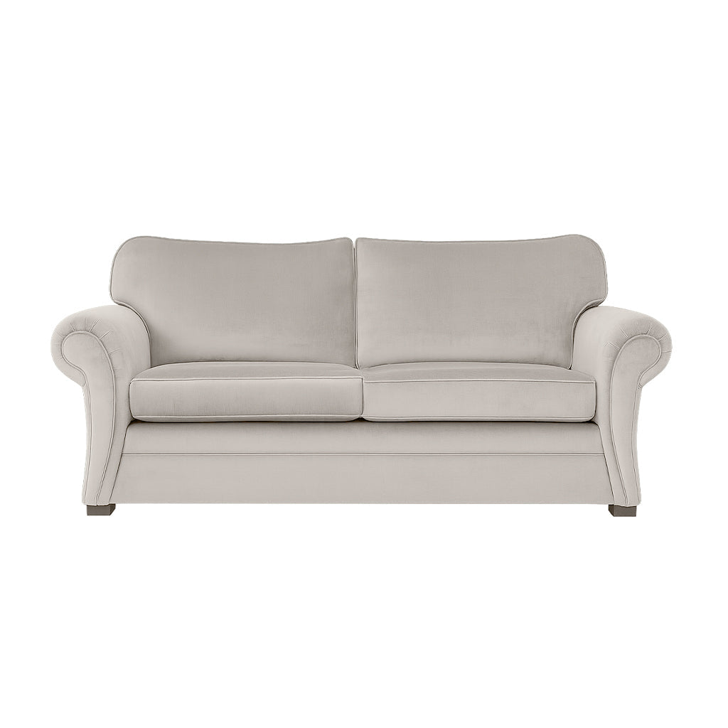 Hamilton Petite 2.5 Seater Fabric Sofa-Ivory
