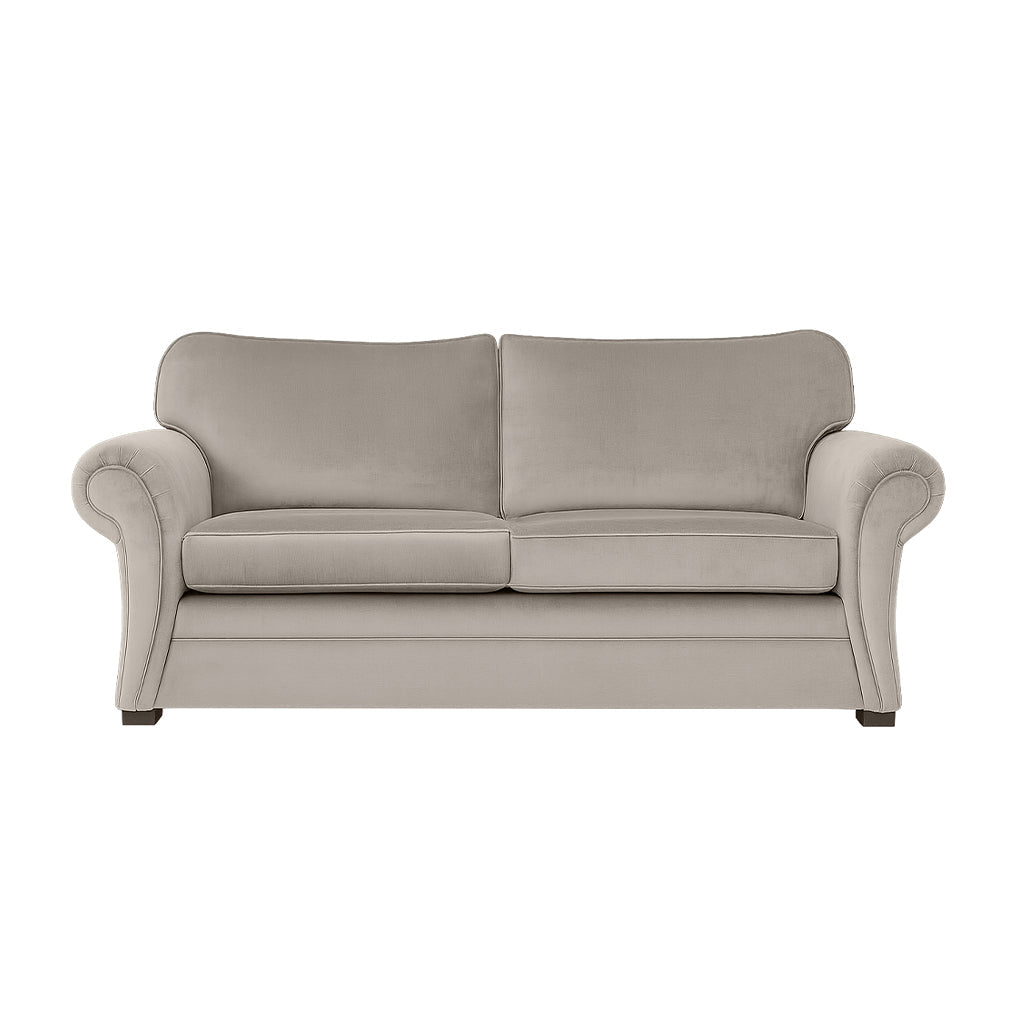 Hamilton Petite 2.5 Seater Fabric Sofa-Pebble