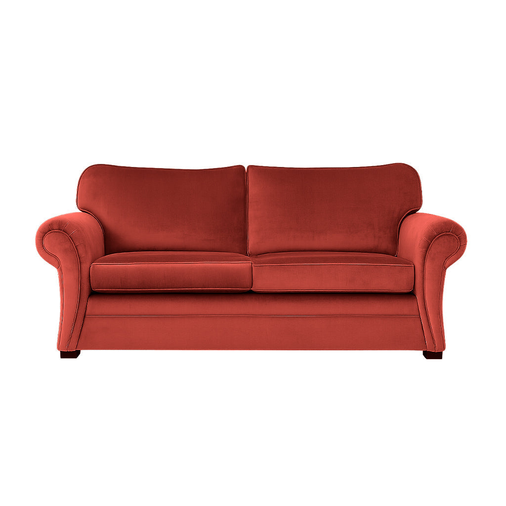 Hamilton Petite 2.5 Seater Fabric Sofa-Paprika