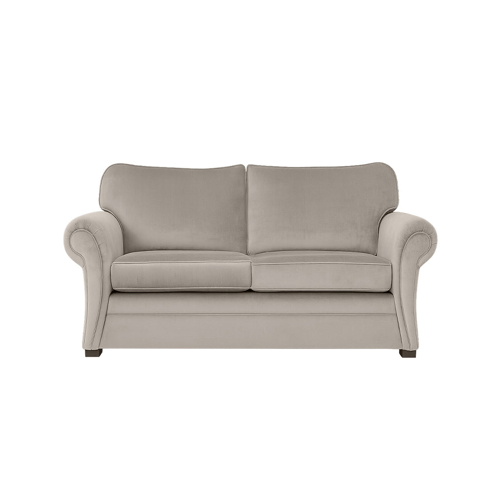 Hamilton Petite 2 Seater Fabric Sofa-Pebble
