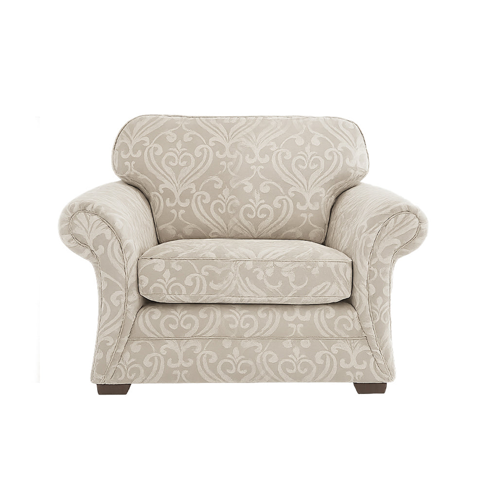 Hamilton Fabric Armchair-Flax