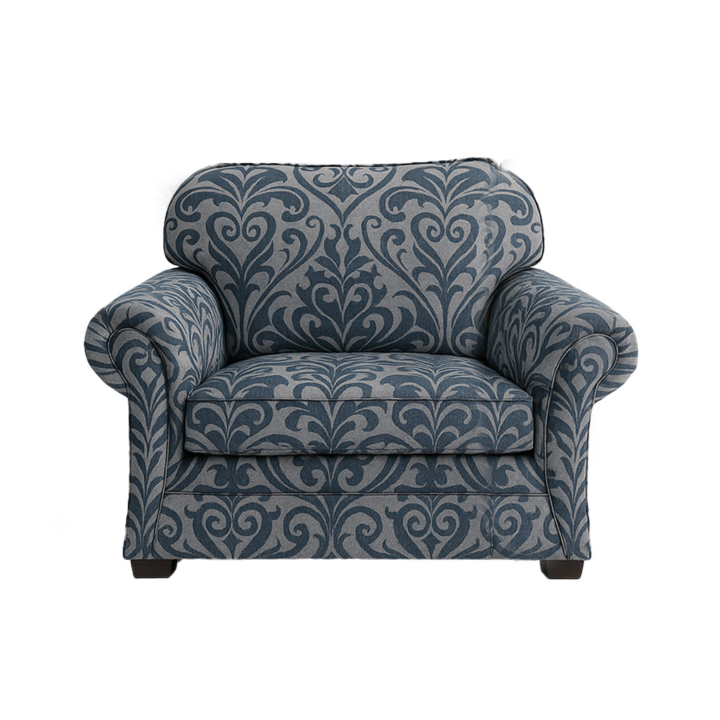 Hamilton Fabric Armchair-Onyx