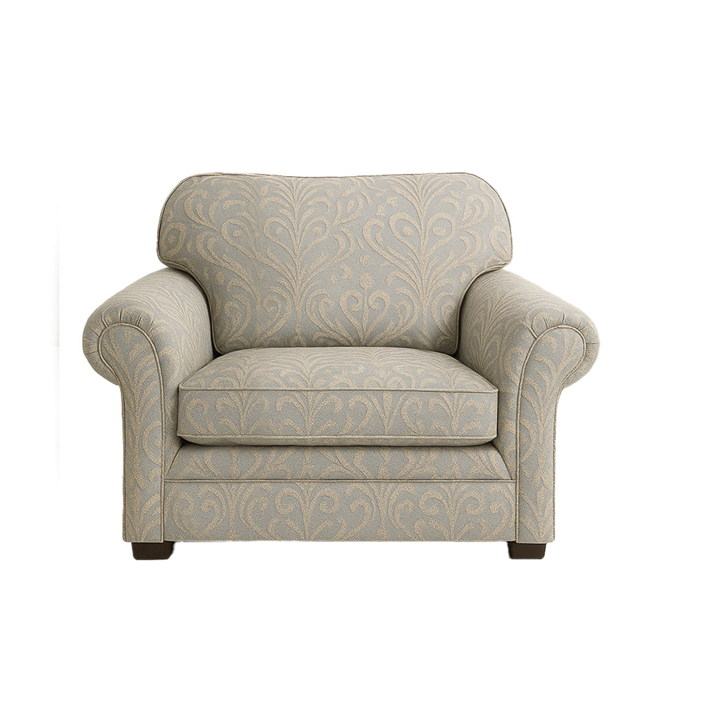 Hamilton Fabric Armchair-Pewter