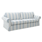 Hamptons 3 Seater Fabric Sofa-Cameo
