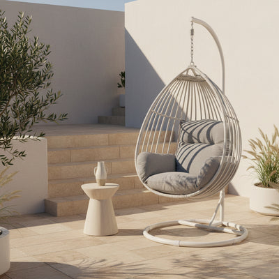 Park Orchards Outdoor Hanging Chair-White hover image