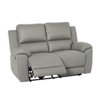 Harlee 2 Seater Fabric Manual Recliner-Shadow