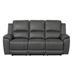 Harlee 3 Seater Fabric Manual Recliner-Anchor