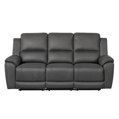 Harlee 3 Seater Fabric Power Recliner-Anchor