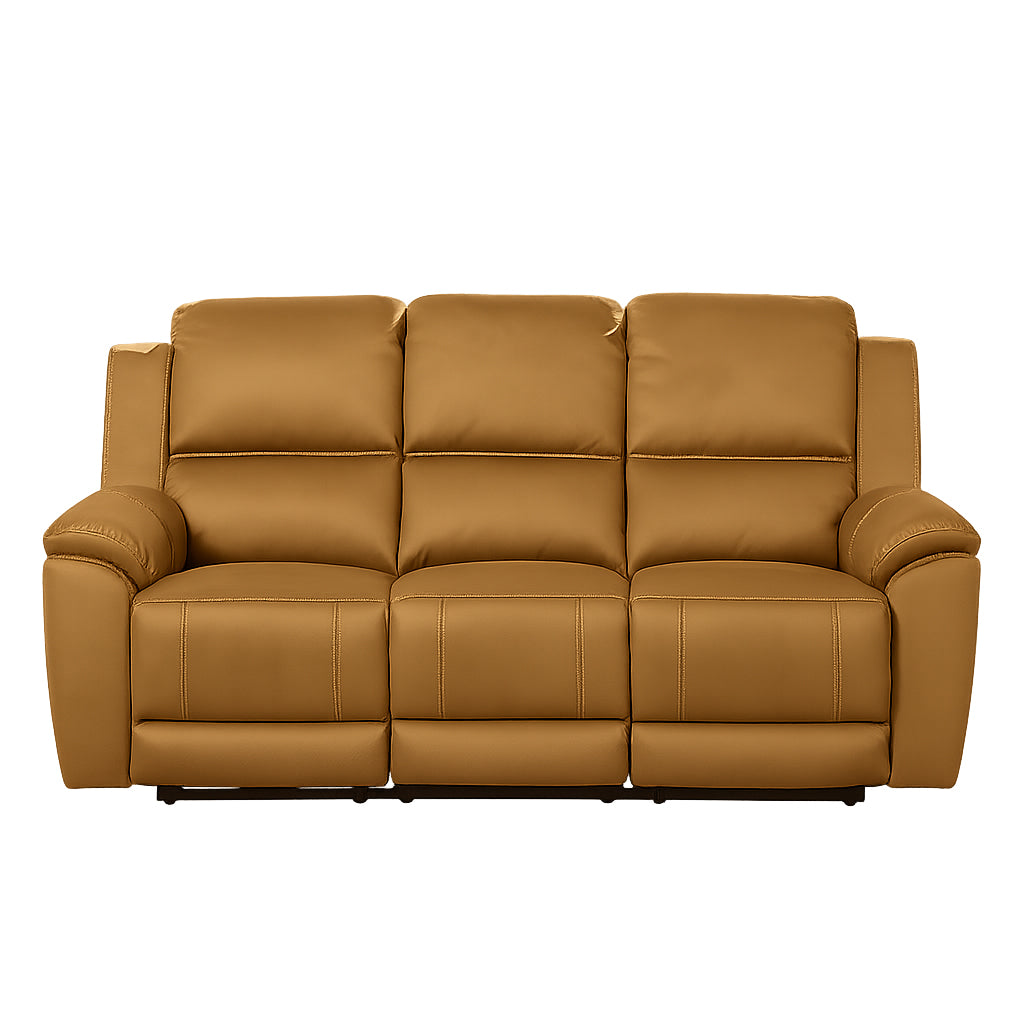 Harlee 3 Seater Fabric Power Recliner-Windsor