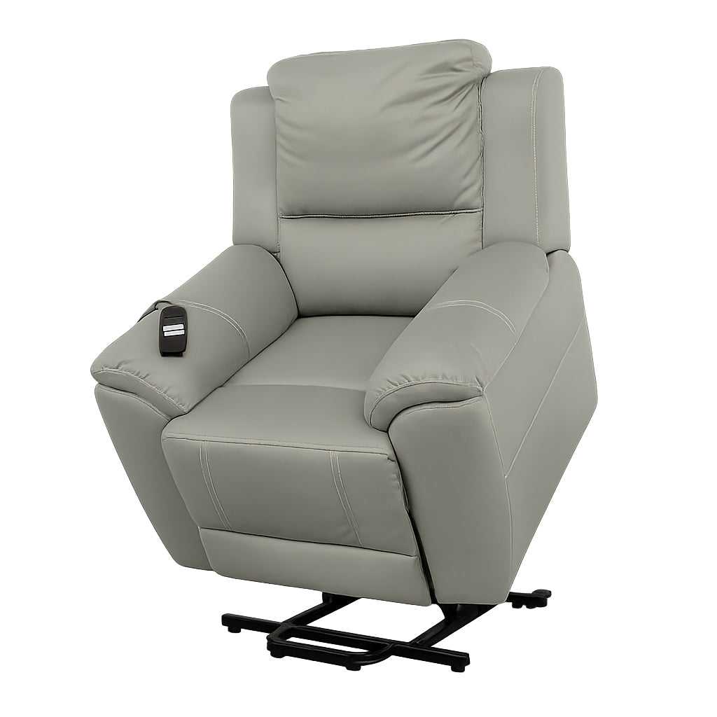Harlee Fabric Lift Chair Dual Motor-Shadow