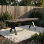 Havana Polywood Outdoor Dining Table 2200-Dark Grey
