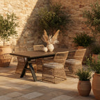 Havana Polywood Outdoor Dinng Table 1800-Dark Grey