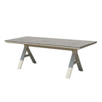 Havana Polywood Outdoor Dining Table 2200-Pearl White