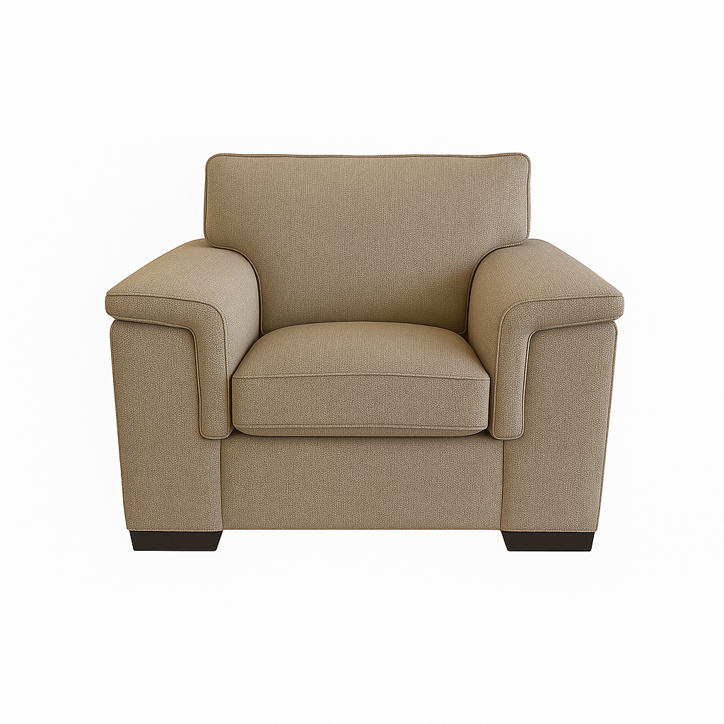 Hudson Fabric Armchair-Driftwood