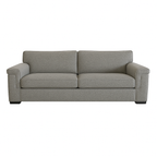 Hudson 2.5 Seater Fabric Double Sofa Bed-Innerspring Standard Mattress in Cement