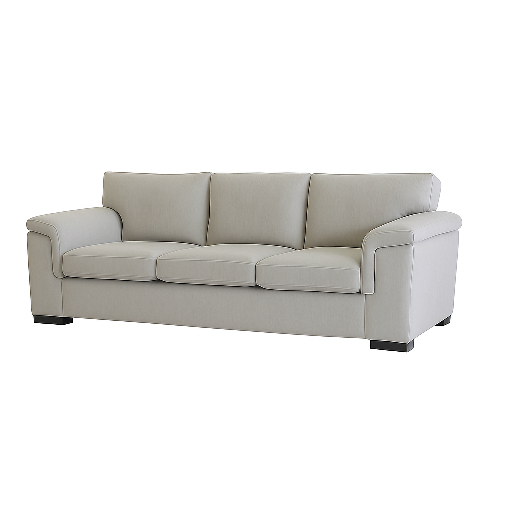 Hudson Fabric Sofa Set 3.5 Seater+2 Seater-Alabaster