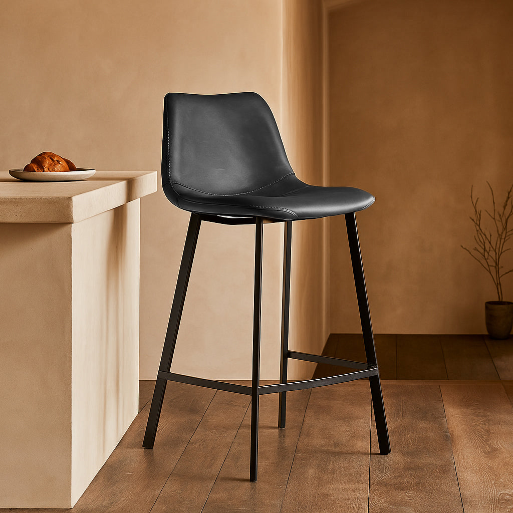 Hugo Bar Stool-Black
