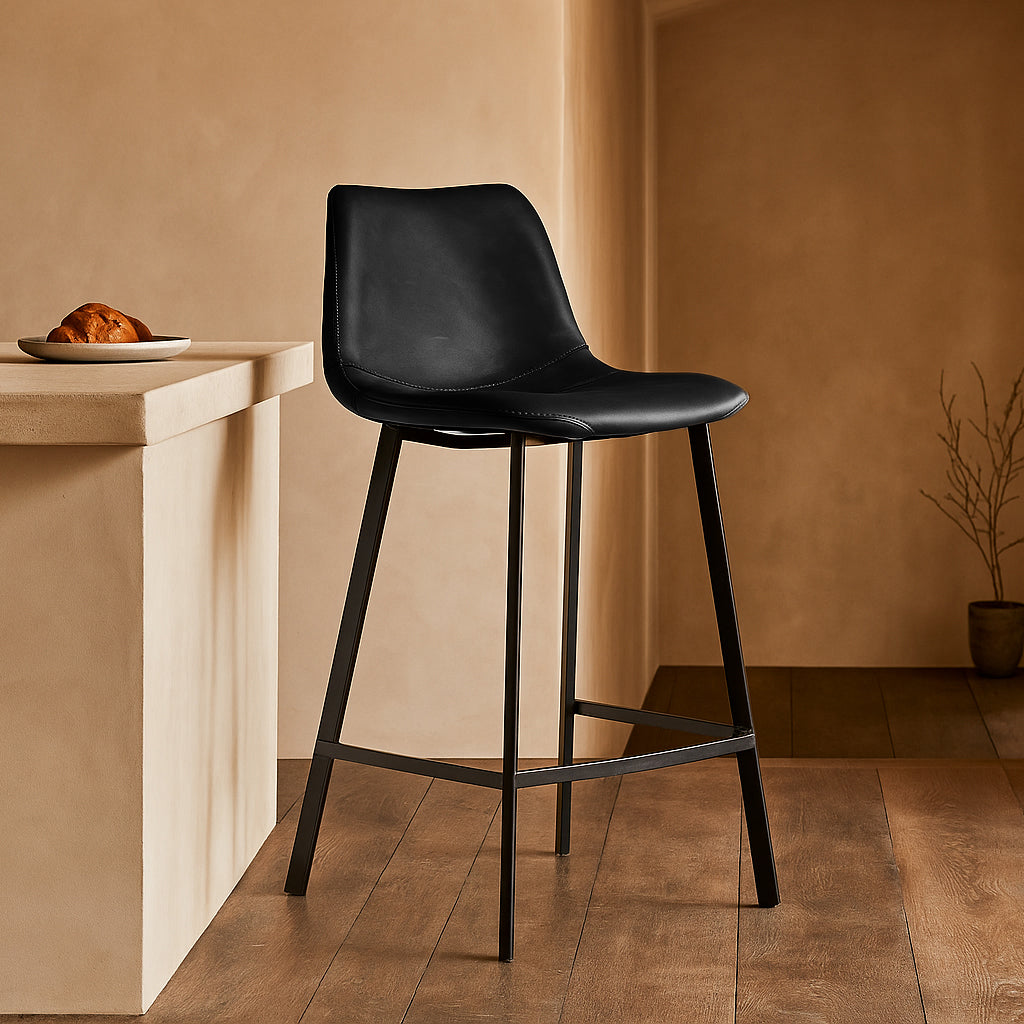 Hugo Bar Stool-Antique Black