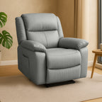 Ibis Leather Lift Chair-Light Grey