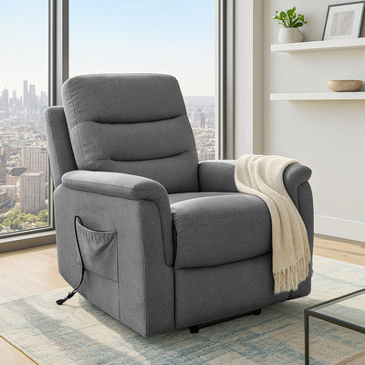 Jenny Fabric Lift Chair-Onyx hover image