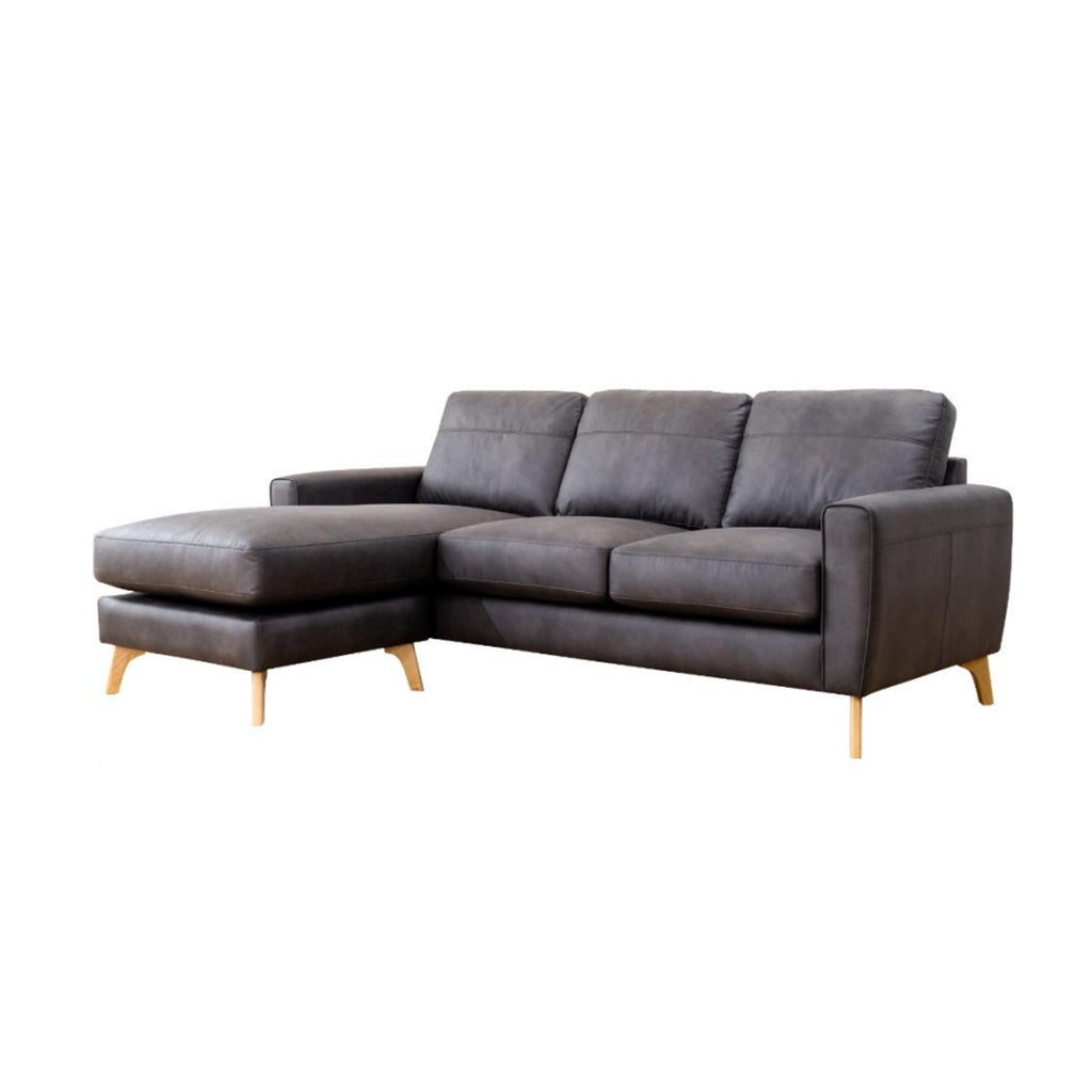 Jordan 3 Seater Reversible Chaise–Steel