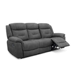 Kate 3 Seater Leather Manual Recliner