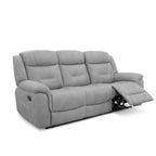 Kate 3 Seater Leather Manual Recliner